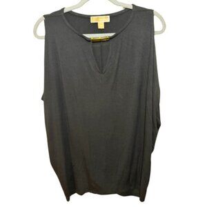 Michael Kors Sleeveless Shirt Black Size S